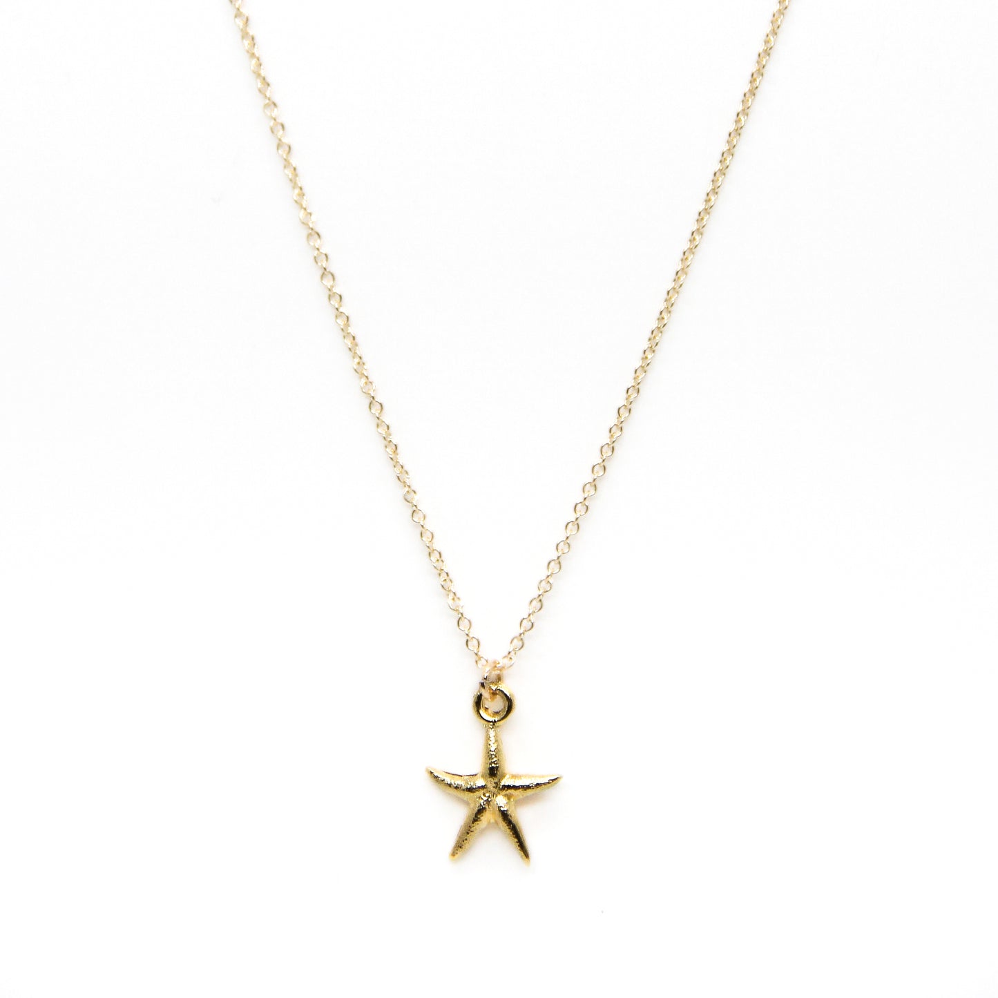 Cora Starfish Pendant Necklace in s925 with rhodium plating | Rozy Jewellery