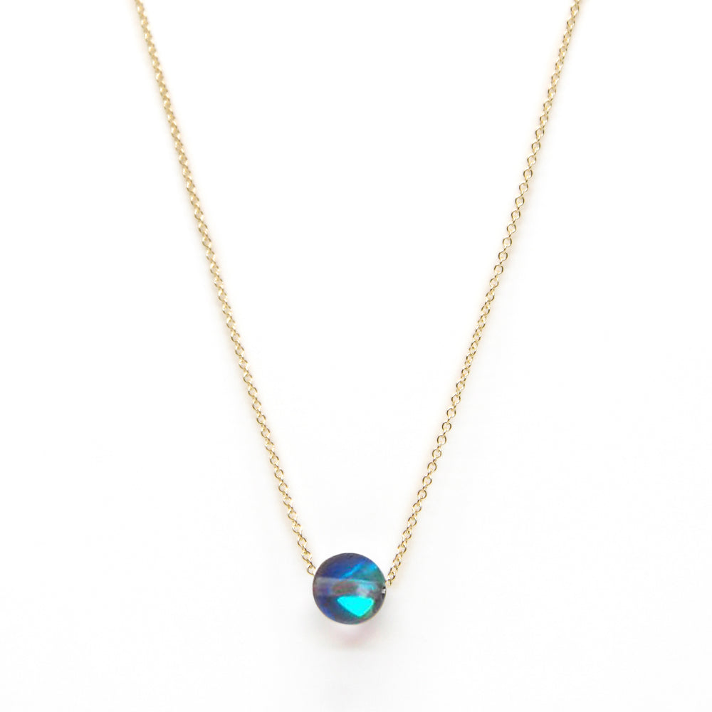 Single Necklace Magic Blue Pearl – Mina De Mar