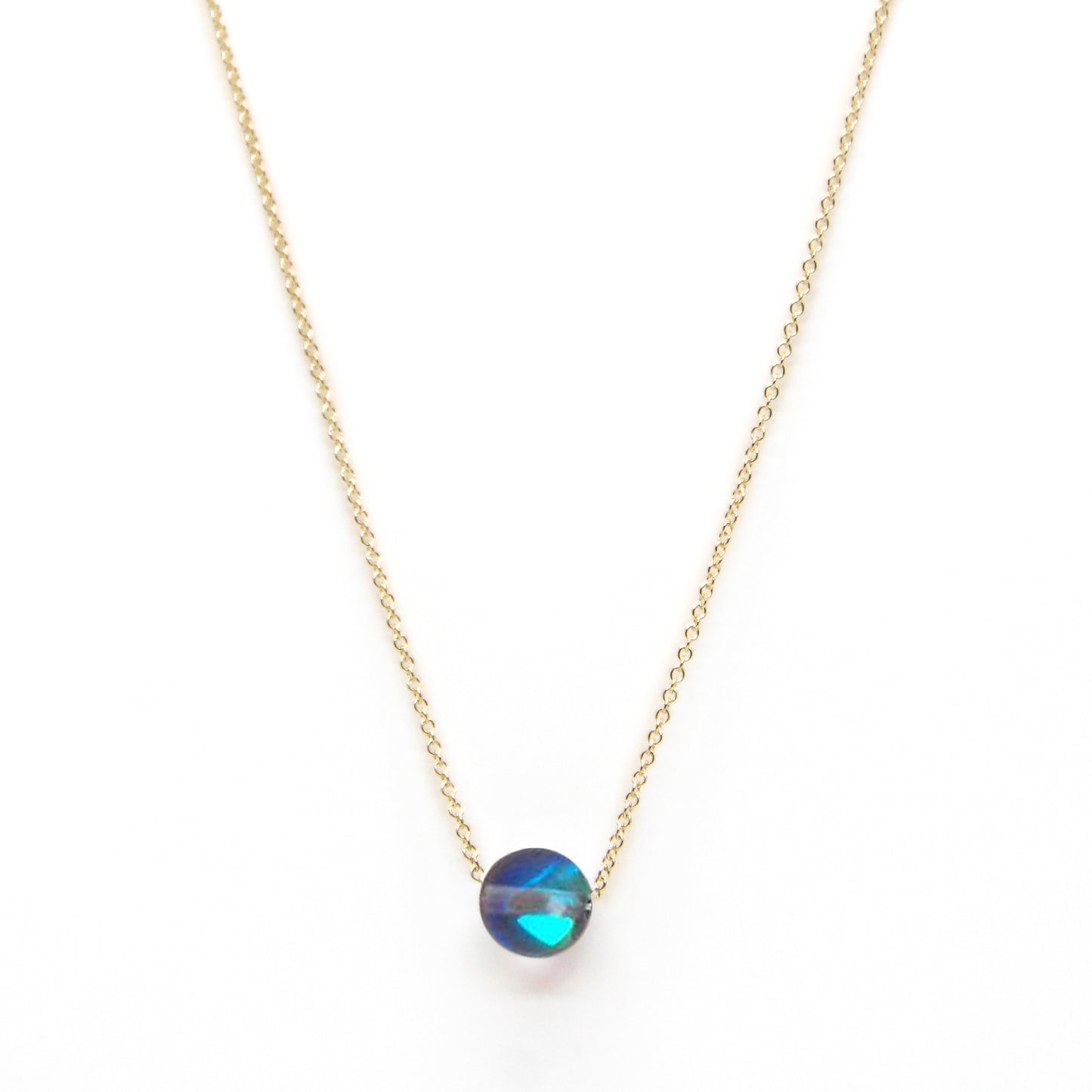 Single Necklace Magic Blue Pearl – Mina De Mar