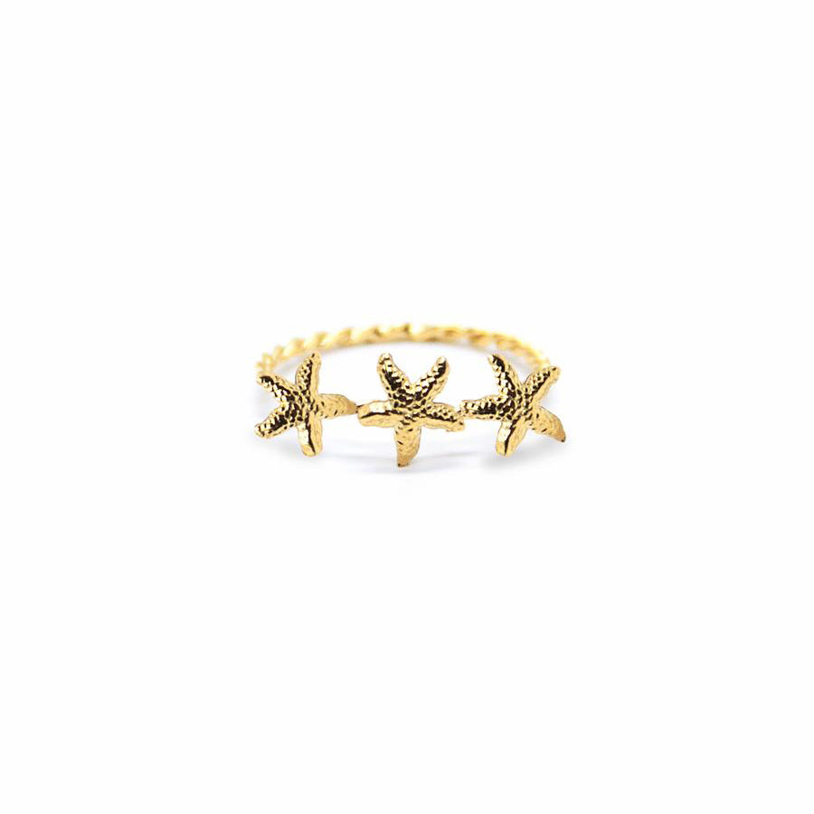 Three Starfish Ring