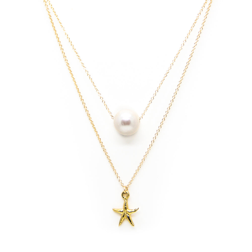 White Pearl and Starfish